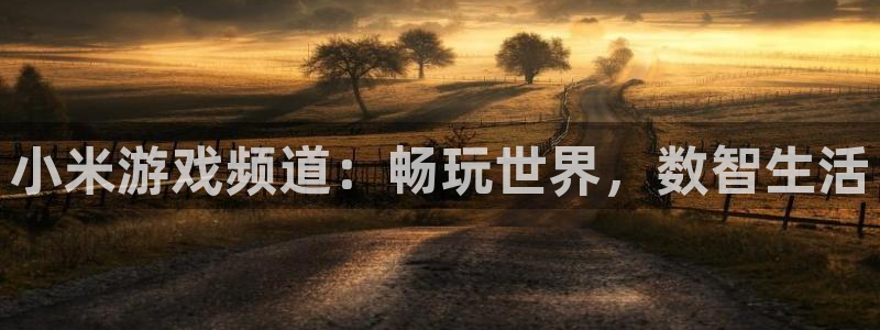 极悦娱乐平台官网登录：小米游戏频道：畅玩世界，数智生活