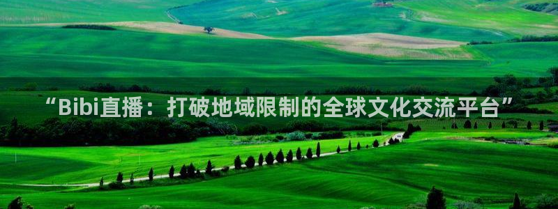 jrkan直播体育app：“Bibi直播：打破地域限制的全球文化交流平台”